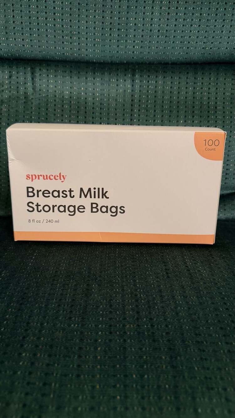 Sprucely Breast Milk Storage Bags 8 fl oz / 240 ml 100 Count